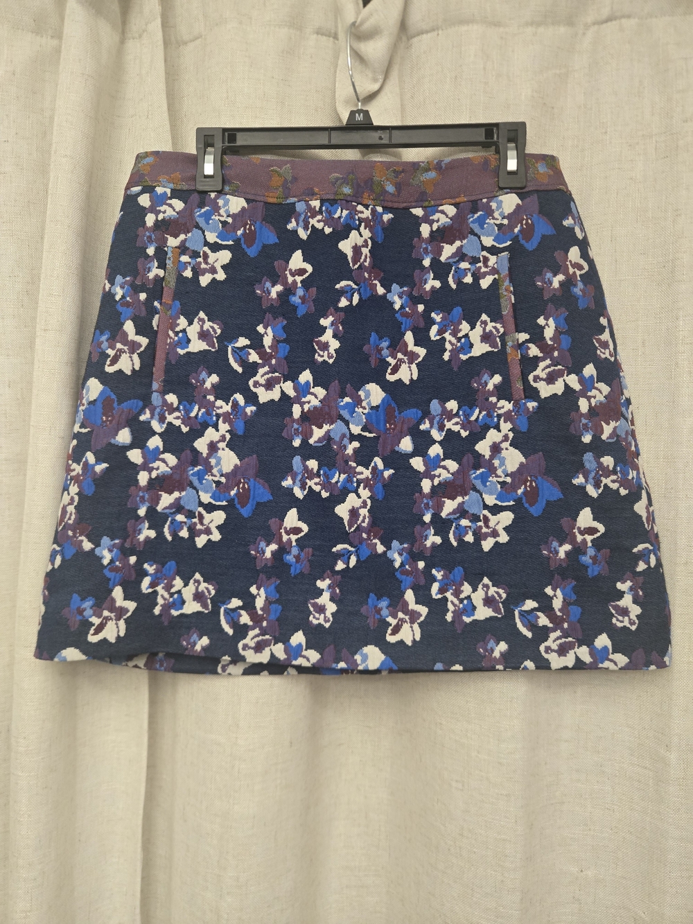 Maeve Anthropologie Cardana Floral Jacquard Mini Skirt Size 12